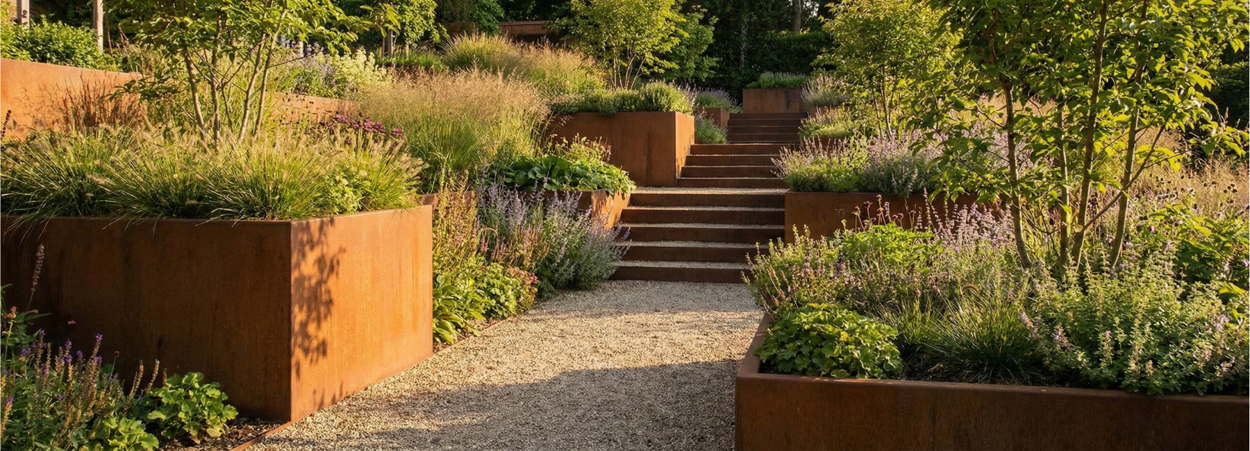 De beste cortenstaal plantenbak ideeën voor jouw tuin
