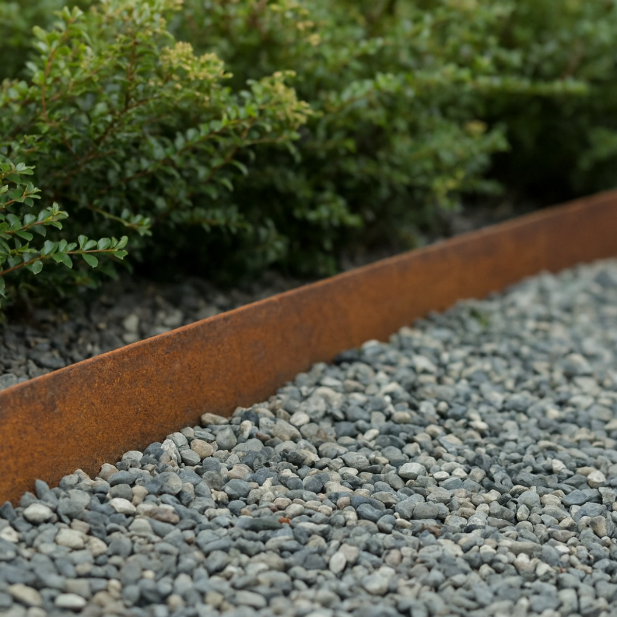 Cortenstaal kantopsluiting BORDURA 200 x 25 cm