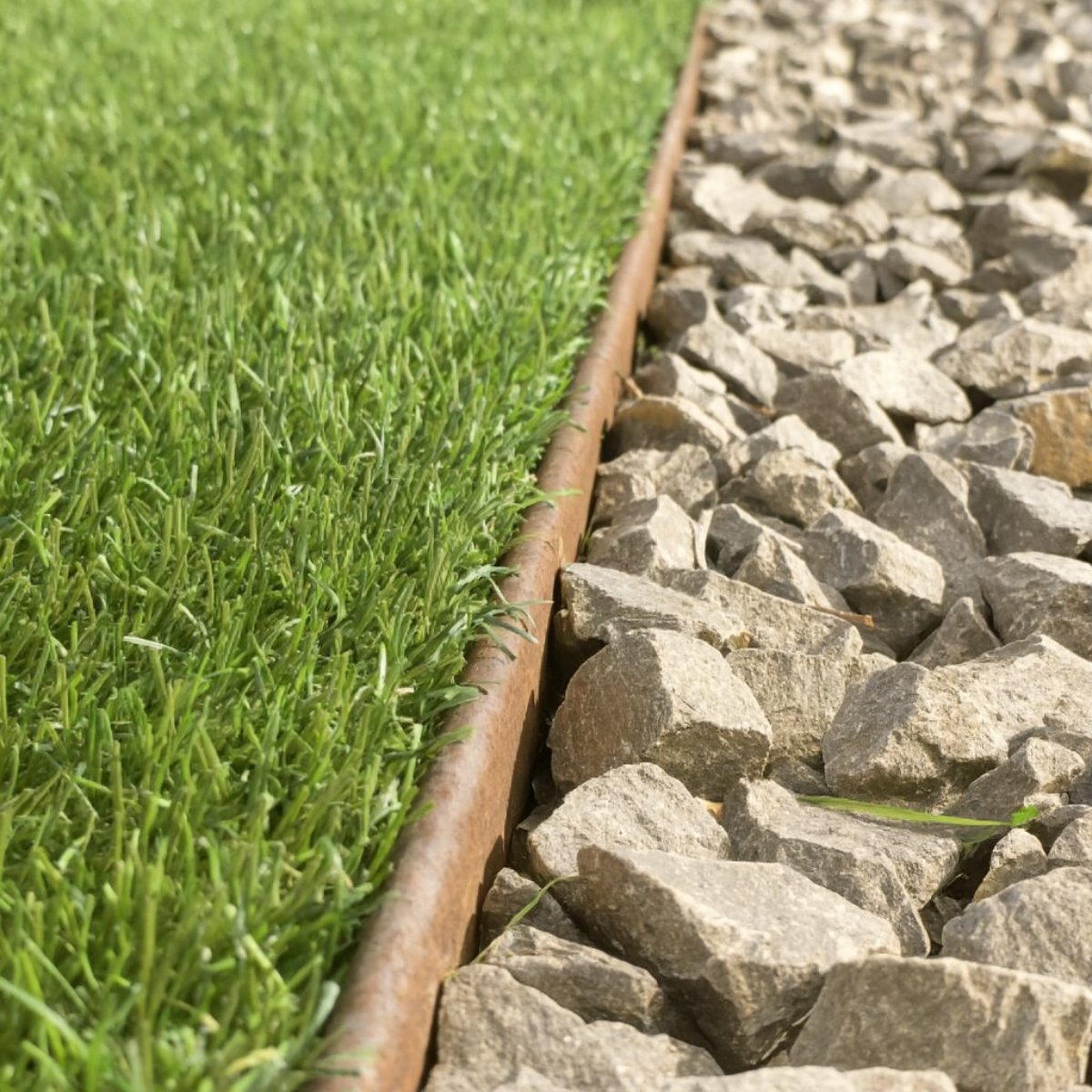 Cortenstaal kantopsluiting BORDURA 200 x 15 cm