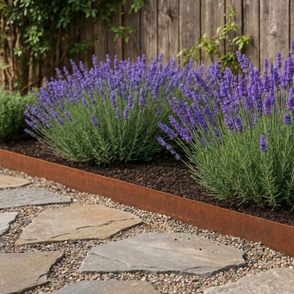 Cortenstaal kantopsluiting BORDURA 200 x 25 cm