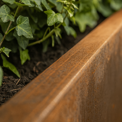 Cortenstaal keerwand recht SEGMENTA 100 x 20 x 30 cm