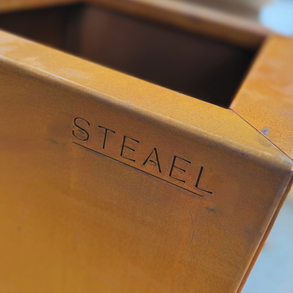 Cortenstaal plantenbak CORTEA 80 x 80 x 80 cm