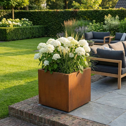 Cortenstaal plantenbak CORTEA 40 x 40 x 40 cm